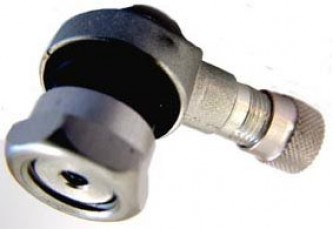 DMP Haaks ventiel - Tubeless 11.3 mm. - Kleur Zilver