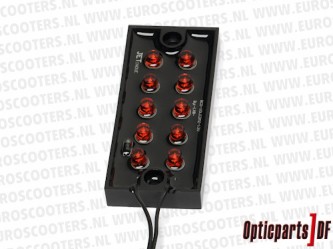Opticparts Verlichting Led paneel 10 Leds Rood