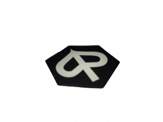 Piaggio en Vespa Sticker logo voorkap Piaggio ZIP (SP) 2000 Zwart