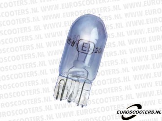 Euroscooters Lamp - 12 v. 5 w. Insteeklamp - T10 W2.1X9.5D - Oranje