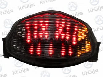 Monoxx LED achterlicht inclusief knipperlichten - Smoke - Suzuki GSXR1000 - Bouwjaar: 2005 ~ 2006