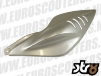 STR8 Yamaha Aerox - Achterscherm - Links - Race Look - Kleur: Zilver Metallic