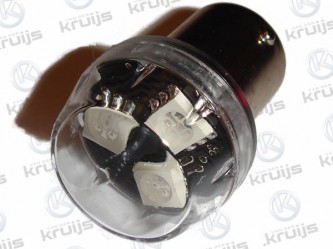 Koso Knipperlicht lamp Superfel LED SMD BA15S 12V Kleur L