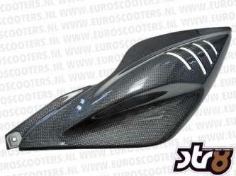 STR8 Yamaha Aerox - Achterscherm - Links - Race Look - Kleur: Carbon