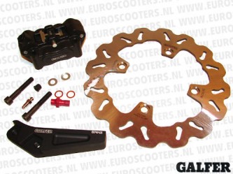 Galfer Remschijf kit - 4-zuiger remklauw - Honda Scoopy SH 125 /150