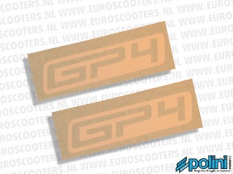 Polini Minibike Stickerset Steel GP4