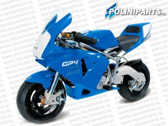 Polini Minibike - 911 GP4 Reverse - Vloeistof gekoeld - 6.2 PK - Kleur: Blauw