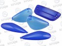 Glas Set - Knipperlichtglas / Achterlichtglas - Piaggio NRG MC3 - Kleur: Blauw1