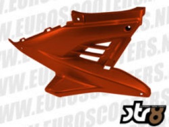 STR8 Yamaha Aerox - Z Kap - Rechts - Race Look - Kleur: Oranje Metallic